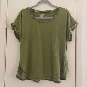 Pilcro Olive Short Sleeve Tee